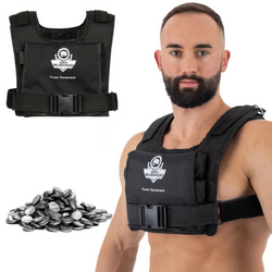 Weighted vest 2,5 - 15 kg black DBX Bushido - DBX-v6-K15