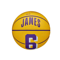 Wilson NBA LeBron James Los Angeles Lakers Mini Basketball Ball - WZ4007201XB