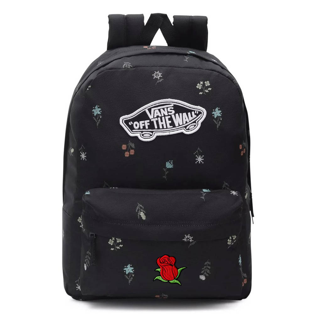 Vans Realm Black Rose Smoke Backpack Halifax Shopping