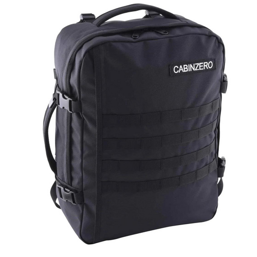  Backpack Travel Bag CabinZero Military 36L Black - CZ181401