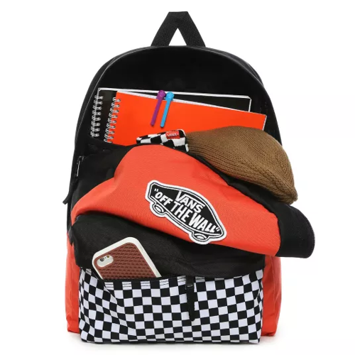  Vans Realm Paprika-Checkerboard Backpack - VN0A3UI6ZKF