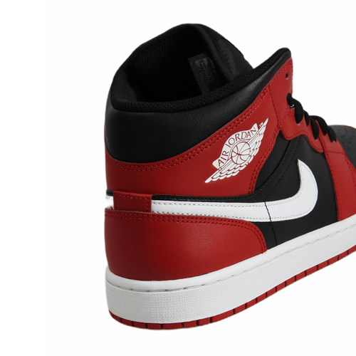 Air Jordan 1 Mid Black/Gym Red/White - DQ8426-061