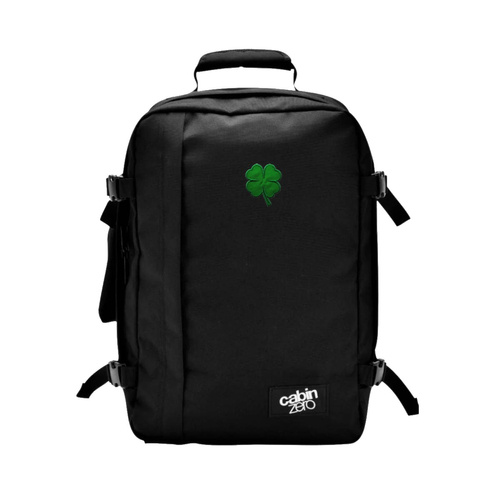 CabinZero Classic 2w1 36L - CZ171201 Backpack black + Custom Clover patch