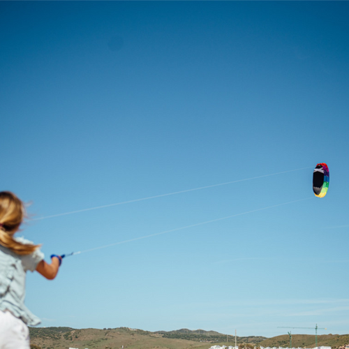 Chamber training kite 1.8 m rainbow for children CrossKites Rio - CK210010090