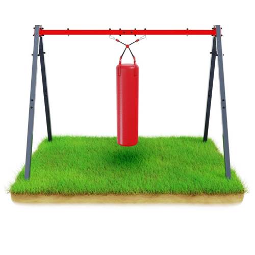 Garden swing for children double frame stork's nest K-SPORT - KSOZ015