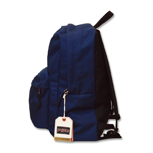 JanSport SuperBreak Navy Student Backpack - EK0A5BAGN541 + Vans Pencil box