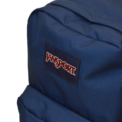 JanSport SuperBreak Navy Student Backpack - EK0A5BAGN541 + Vans Pencil box