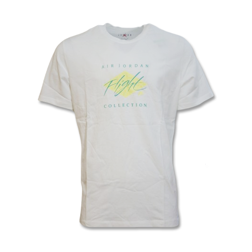 Jordan Flight Essential HBR Crew T-shirt White/Citron Tint/Citron Tint - DH8970-101