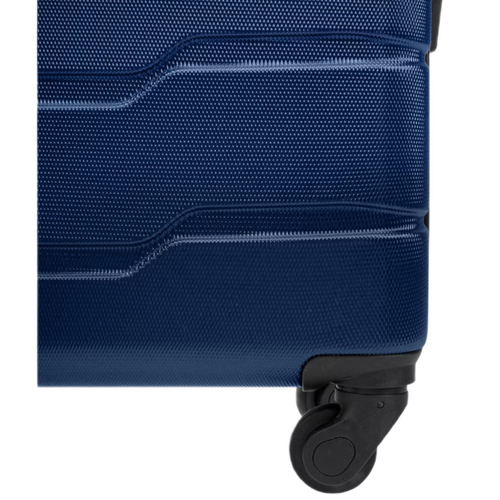 Medium Travel Suitcase PUCCINI Navy Wheels 58 L - ABS024B-7A