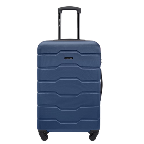 Medium Travel Suitcase PUCCINI Navy Wheels 58 L - ABS024B-7A