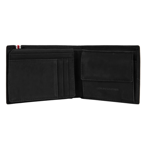 Men's Leather Wallet PitBull Lin Wood 2 Black Elegant - 7130019