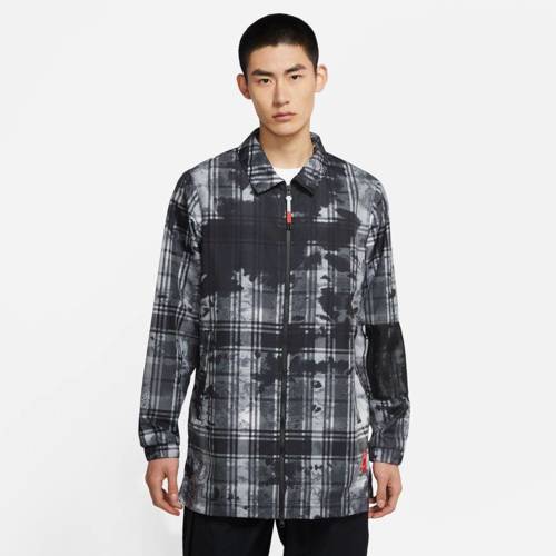 Men's Lightweight Printed Jacket Kyrie - Czerń CK6751-010