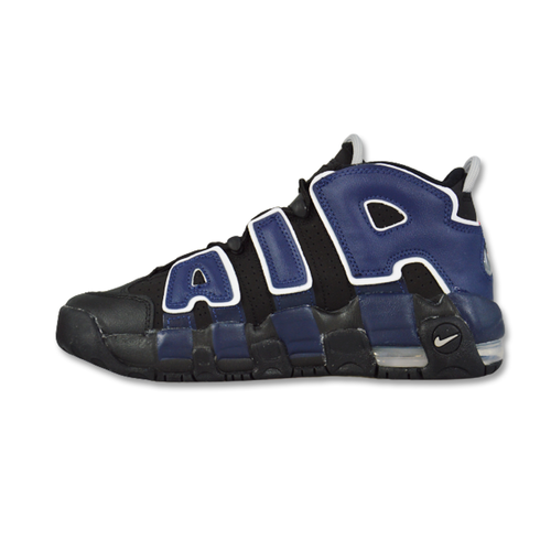 Men's Nike Air More Uptempo Black Red Navy Sports Shoes - DM0017-001