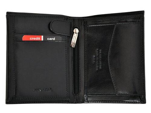 Men's Zipped Leather Wallet Pierre Cardin Premium RFID - YS520.1-326