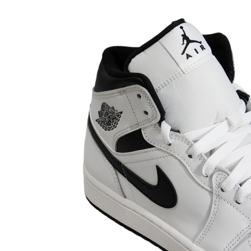 Men's sports sneakers Air Jordan 1 Mid White Black - DQ8426-132