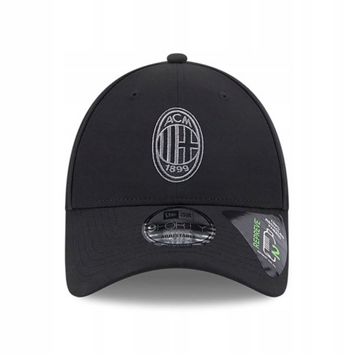 New Era 9FORTY AC Milan Repreve Black 940 Strapback - 60363650