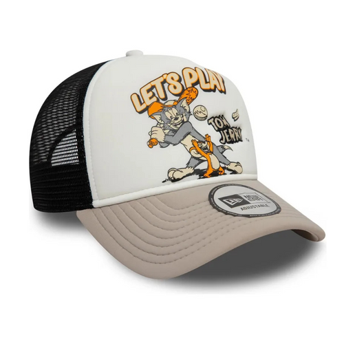 New Era 9FORTY Tom and Jerry A-Frame Trucker Snapback Cap - 60595268