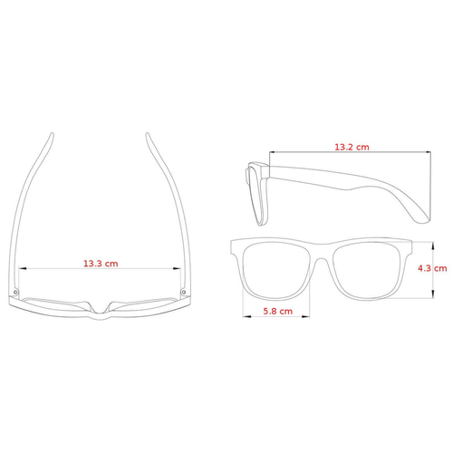 Sports and cycling glasses with polarization Arctica - S-267F