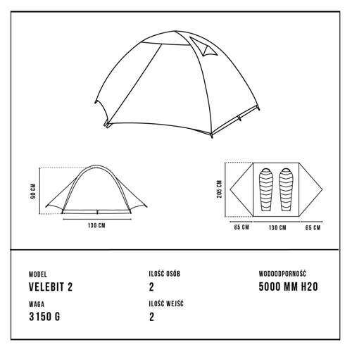 Tent Alpinus VELEBIT 2 OS - RO18555