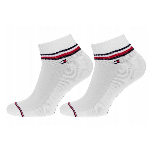 Tommy Hilfiger Men Iconic Quarter Socks 3-pack White - 100001094-300