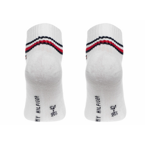 Tommy Hilfiger Men Iconic Quarter Socks 6-pack White 24 socks - 100001094-300