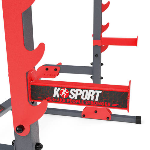 Training stand for barbell exercises with bar protection K-SPORT - KSSL023