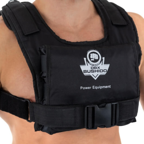 Weighted vest 2,5 - 15 kg black DBX Bushido - DBX-v6-K15