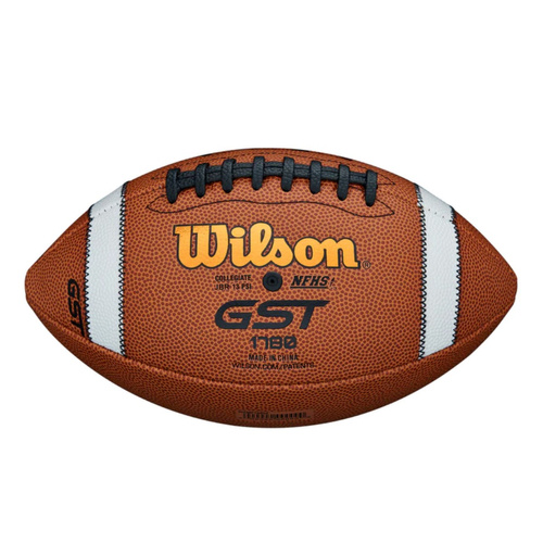 Wilson Composite GST Collegiate Pattern Football  - WTF1780N