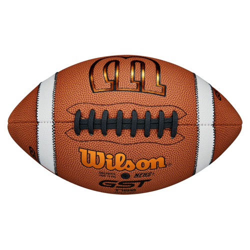 Wilson Composite GST Collegiate Pattern Football  - WTF1780N