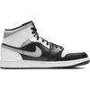 Air Jordan 1 Mid White Shadow Shoes - 554724-073