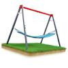 Garden swing for children double frame stork's nest K-SPORT - KSOZ015