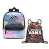 VANS Realm Tie Dye Orchid - VN0A3UI6ZGY + Benched Bag