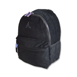 Air Jordan Corduroy Girls Mini Backpack Black - 2A0860-023