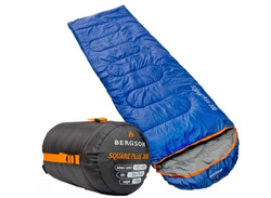 BERGSON SQUARE PLUS 200 Blue Tourist Sleeping Bag - BRG00126