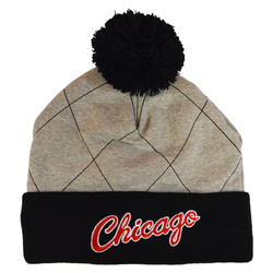 Mitchell & Ness NBA Quilted Pom Beanie HWC Chicago Bulls