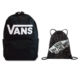 Vans New Skool 18 l Backpack black VN000628BLK1 + Vans Benched Bag