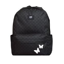 Vans Old Skool Check Backpack black/charcoal - VN000H4XBA51