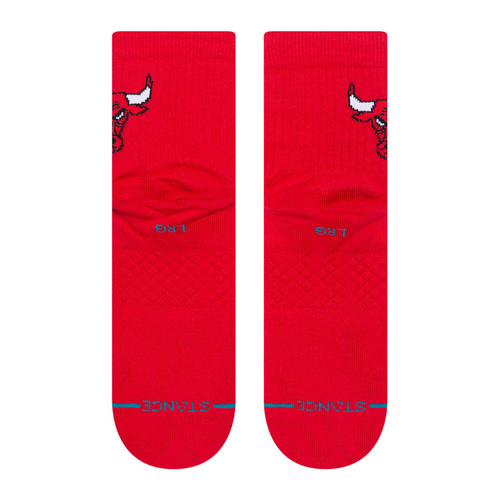  High Men's Basketball Socks Stance Bulls Red - A356C22BUL-RED