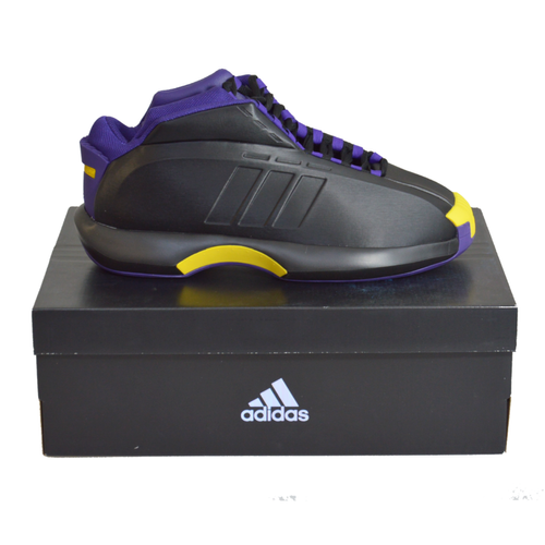 Adidas Crazy 1 Lakers Away Shoes Black Purple Yellow - FZ6208