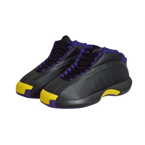 Adidas Crazy 1 Lakers Away Shoes Black Purple Yellow - FZ6208