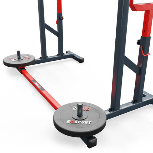 Adjustable training stands for barbell exercise bench with protection K-SPORT - KSSL070/2