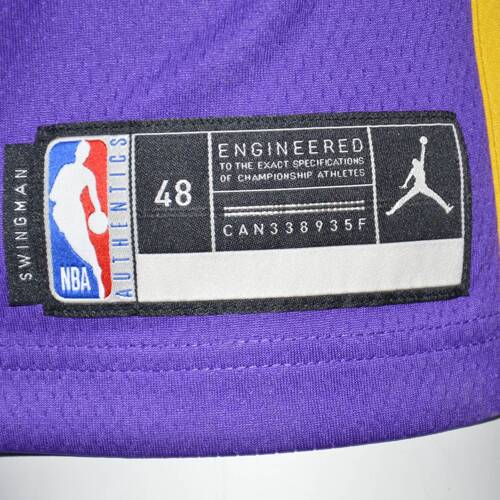 Air Jordan NBA LeBron James Los Angeles Lakers Jersey Men's Swingman - CV9481-513