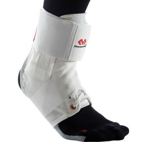 McDavid Ankle Brace w/ Straps White