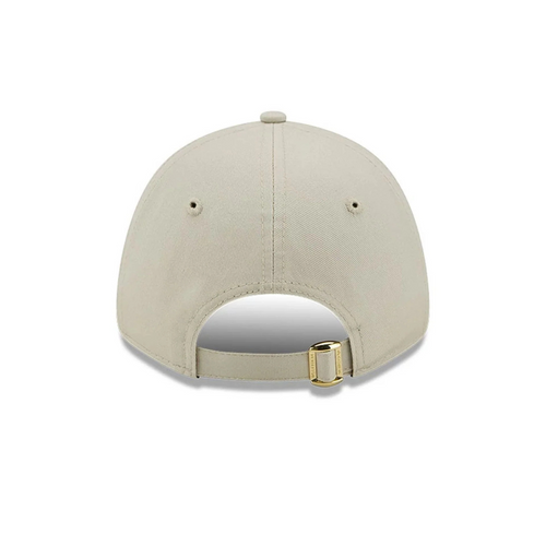 New Era 9FORTY MLB NY New York Yankees Metallic Logo Cream Adjustable Cap - 60222491