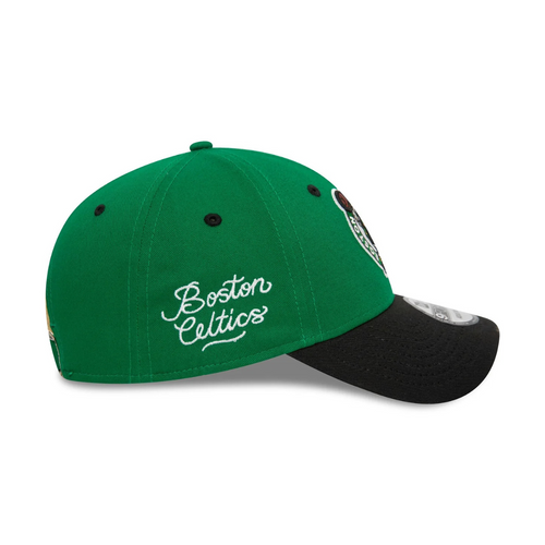 New Era 9FORTY NBA Boston Celtics Side Patch Green Adjustable Cap - 60565135