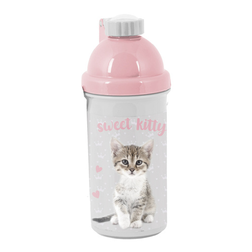PASO Sweet Kitty 550 ml School Water Bottle - PP23KC-3021