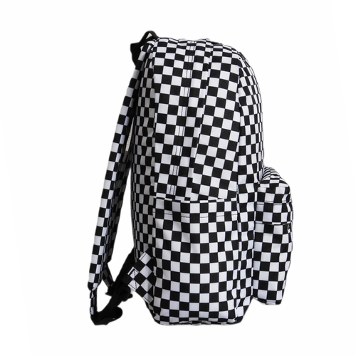 School backpack Vans Old Skool Grom Check black / white VN000J3KY281 + Custom Powdery Roses