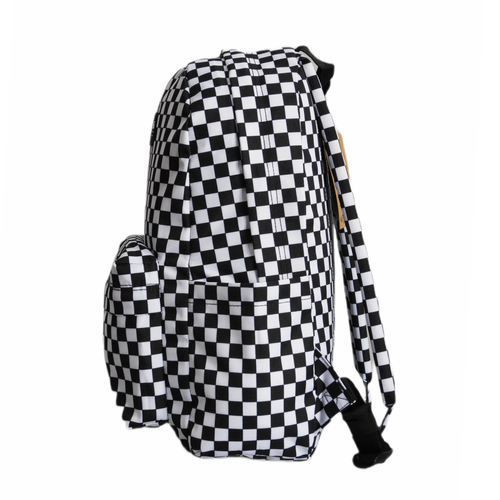 School backpack Vans Old Skool Grom Check black / white VN000J3KY281 + Custom Powdery Roses