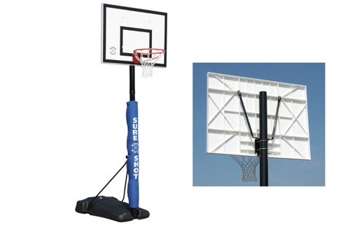 Sure Shot 521 Seattle Basketballständer + spalding ball