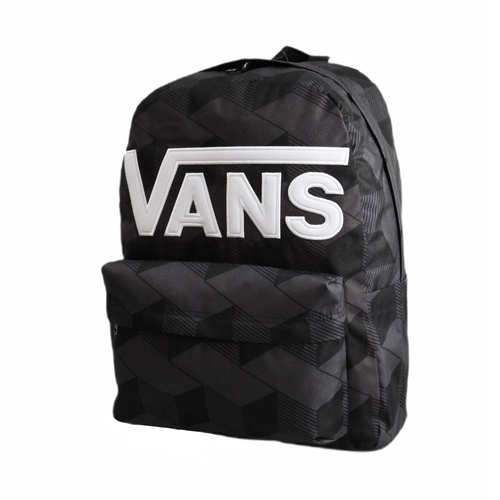 Vans Old Skool Drop V 22 L Backpack Black/Asphalt - VN000H4ZKOU1